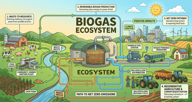 Ekosistem Biogas untuk Net Zero Emission